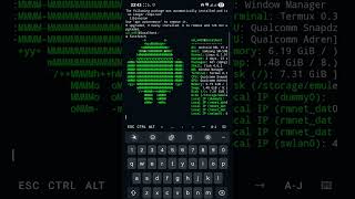 Termux Cool Command 😈😈😈 #termux #trending #shorts