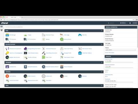 cPanel - Show the htaccess file