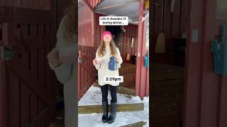 Sweden and the darkness during winter 🇸🇪 #winter #sweden