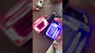 Neon Police Light Indicator Available #bike #splendor #hondabike #automobile #splendormodified