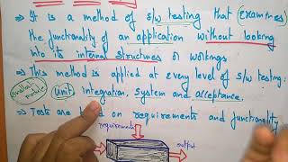 Black Box Testing | Software Engineering | SE | Lec-94 | Bhanu Priya
