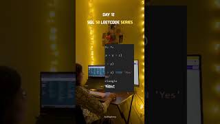 Day 12 of Sql Mastery! #sql #leetcode #corporate #job #jio  #dataanlysis #dataengineer #shortsviral