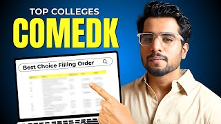 COMEDK - Best Choice Filling Order and Top Cse Colleges List 🔥