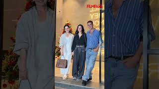 #AkshayKumar was snapped at the #Ikkis screening, supporting & cheering for his niece #SimarBhatia.
