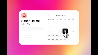 Call scheduling - step by step configuration