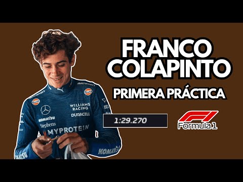 TODO lo que TENES QUE SABER sobre la FP1 de FRANCO COLAPINTO en #f1