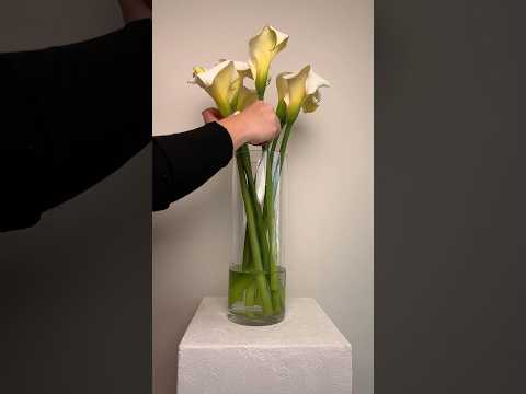 Easy Calla Lily Arrangement Anyone Can Try!