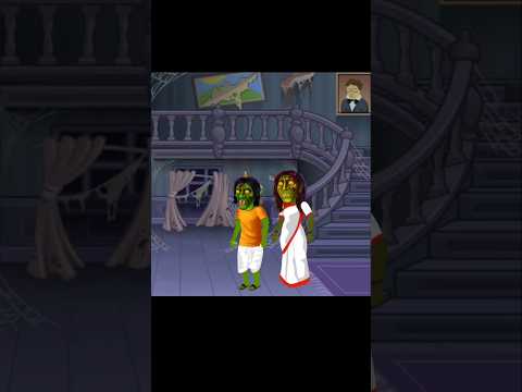 GHAR ME BHOOT #bhoot_wala_cartoon #chudel #चुडैल #khanishorts #2dcartoonvideo #kidslearning #cartoon
