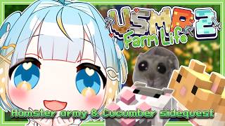 【VSMP 2: Farm Life】Losing plot with hamster & cucumber sidequests!!!🪏💪【Penny Puffball】