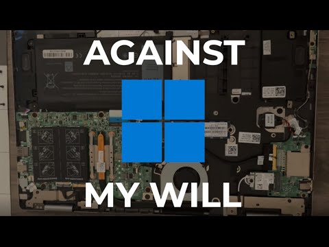 Replacing A Battery on my Friends Laptop....and Windows 11.