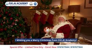 🎄 Merry Christmas from OXI.AI Academy! | AI-Generated Christmas Wish in Seconds Using Synthesia 🤖✨