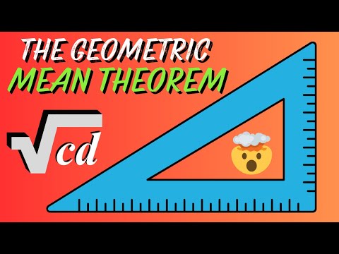 Have you heard of the Geometric Mean Theorem?