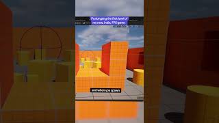 Prototyping the first level of my new, indie, FPS game #gamedevlife