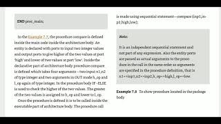 VHDL Tutorial- Procedures in VHDL