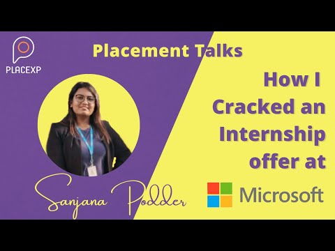 EP 19: Placement Talks: Microsoft Placement Experience ft. Sanjana || ECM || VIT Chennai || PlaceXP