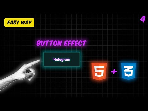 CREATE a HOLOGRAM Effect Button in Minutes with HTML and CSS