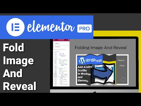 Add A Folding Image To Elementor With HTML CSS (Elementor Tutorial). Card Hover Effects CSS