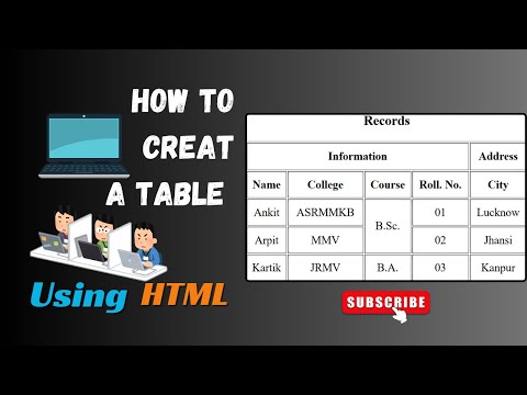 HTML ka use karke Table kese banayen?  HTML CODING #html #coding #codinglife