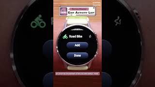 Tutorial - Venu 4: Edit Activity List #venu4 #garminwatch #garmintutorial