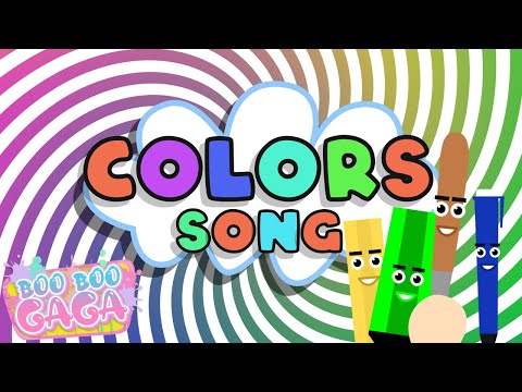 Colors Song for Kids | Rainbow Colors Song | What Color Is It? [by Boo Boo Gaga] #booboogaga