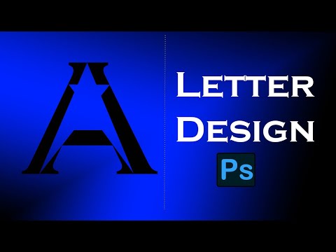 "A" LETTER DESIGN ANOTHER WAY  LAYER MASKING || PHOTOSHOP