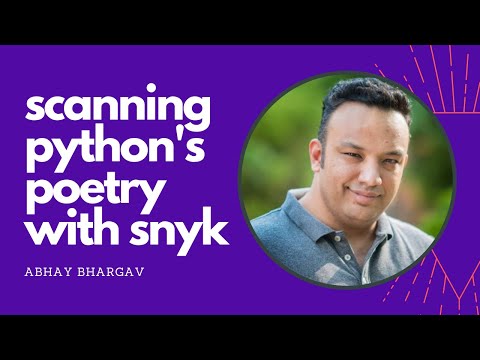 Python's Poetry Package Manager and integration with Source Composition Analysis tool - Snyk
