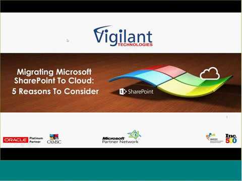 [Webinar] Migrating SharePoint to the Cloud - 5 Reasons to Consider