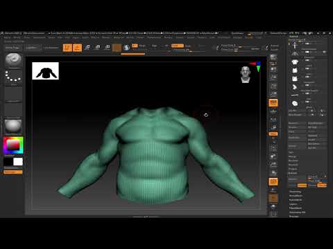 10/22/20 Creating a sweater with a normal map in Zbrush and Keyshot