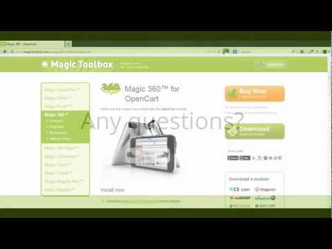 How to spin products in 360 degrees in OpenCart