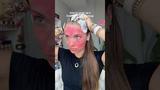idk why I thought my foundation & the pink wouldn’t mix 😂😭 whateverrrrr  #summermakeup #trending