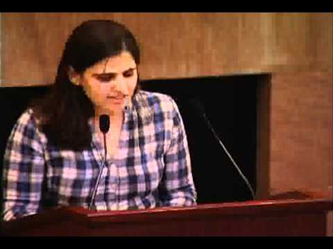 CTL Student Speech Contest Winner Aysha Bagchi '11