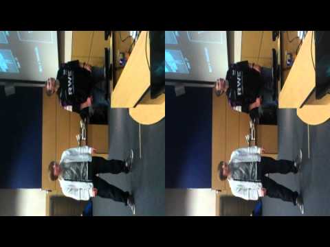 School of Computing Christmas Lecture in 3D - who moves more :)