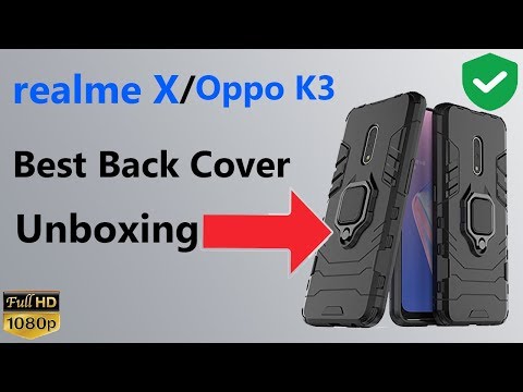 Realme X/Oppo K3 Best Back Cover Unboxing Tech Master