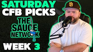Saturday College Football Picks - Week 3 with Kyle Kirms
