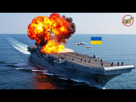 Ukrainian Drone STRIKE Russian UAV-Carrying Ship – Then THIS Happened…