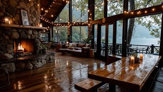 Cabin Cafe: Rainy Afternoon Smooth Jazz & Serene Vibes for Cozy Relaxation