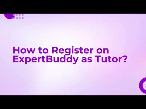 How to Register as a Tutor on ExpertBuddy Tutor App & Start Earning!