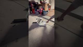 Destroying laptop’s 😳 #runover #laptop #crash #comedy