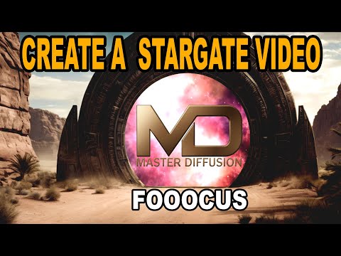 CREATE a porthole STARGATE effect- FOOOCUS and CAPCUT (easy)