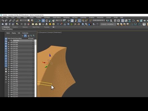 Create a parametric facade in 3ds Max