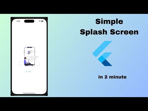 How to Make Splash Screen in 2 minutes || Flutter- Packages