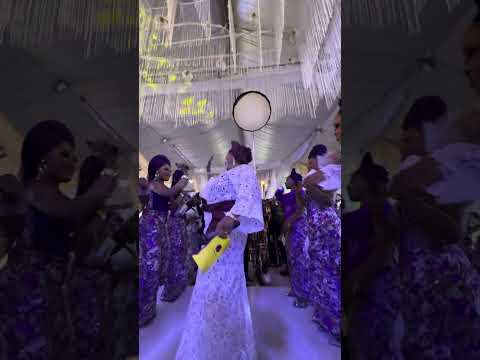 this bridal party entrance dance is #wedding #viralweddingenergy filled #dance #bride
