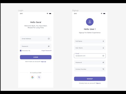SignIn page in flutterflow