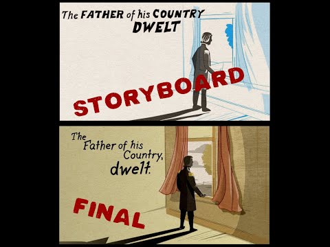 Storyboard/Animation excerpts from “The Past and Present Here Unite”