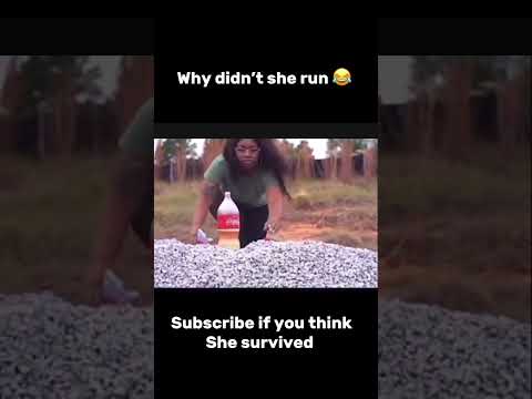Why didn’t she run 😭