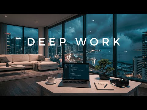 DEEP WORK — 24/7 Live Focus Music | Dark Ambient for Coding, Study & Flow State