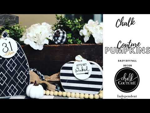 Chalk Couture Pumpkin Shapes!