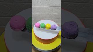 New Look Rainbow 🌈 Cake l Multi Fush Cake #shorts #youtubeshorts #viralvideo #rainbow #cake #food
