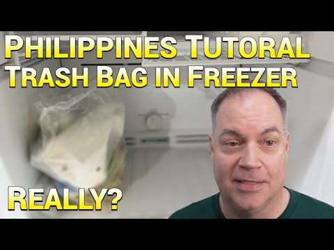 Philippines Tutorial: Keep a Trash Bag in the Freezer to Keep the Bugs Away