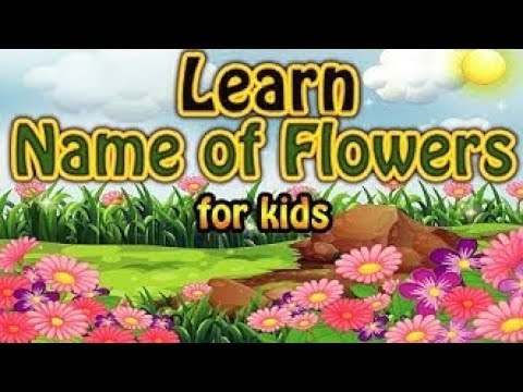 Learn Flower Names in English with Spelling | #KidsEducation